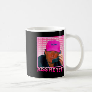 Caneca De Café Engraçado Tremor Rosa Sente Minha Falta, Trump 202