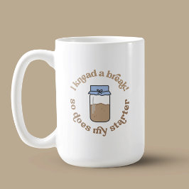 Caneca De Café Engraçado Trendy Sourdough Starter Bread Baker