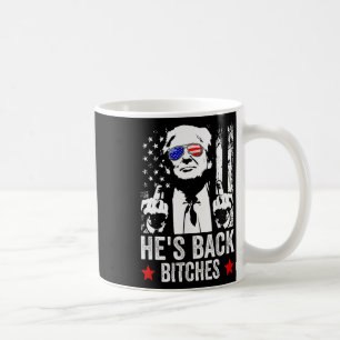 Caneca De Café Engraçado Trump 2024 Ele está de volta em 2025