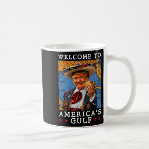 Caneca De Café Engraçado Trump 2025 México Taco Bem-vindo à Améri