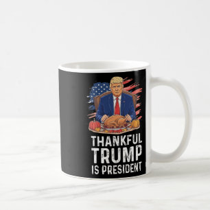 Caneca De Café Engraçado Trump Graças A Ação De Graças Trump É Pr