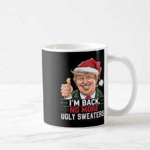 Caneca De Café Engraçado Trump Sem Mais Suéteres Feios De Natal X
