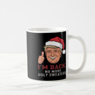 Caneca De Café Engraçado Trump Sem Mais Suéteres Feios De Natal X