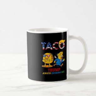 Caneca De Café Engraçado Trump Taco Trump Sempre Desiste 17