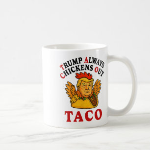 Caneca De Café Engraçado Trump Taco Trump Sempre Desiste _19 