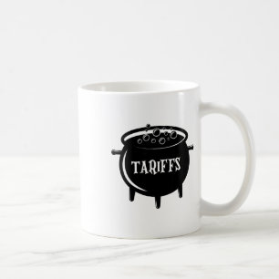 Caneca De Café Engraçado Trump - Tarifas de Caldeirão de Bruxa
