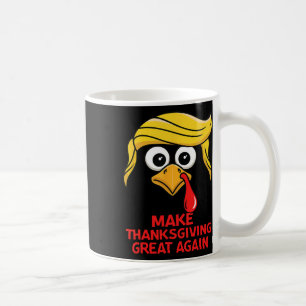 Caneca De Café Engraçado Trump Torna Excelente de Ação de Graças