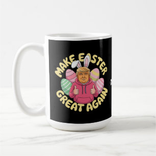 Caneca De Café Engraçado Trump "Torne a Páscoa Excelente novament