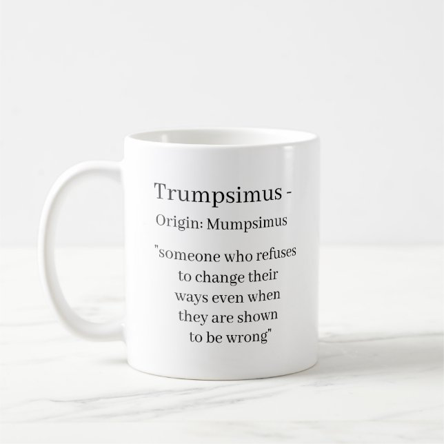 Caneca De Café Engraçado Trumpsimus Mug (Esquerda)