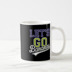 Caneca De Café Engraçado Vamos Bananas Cuja Banana Fruta Ban