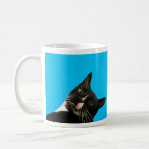 Caneca De Café Engraçado Vazio De Gato Adicionar Seu Café De De