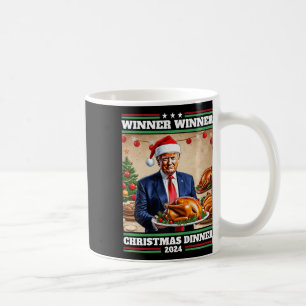Caneca De Café Engraçado Vencedor do Trump Janto de Natal