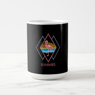 Caneca De Café Engraçado Verão Flamingo Flamingo Lover