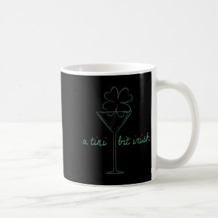 Caneca De Café Engraçado vintage um pouco irlandês amantes de coq