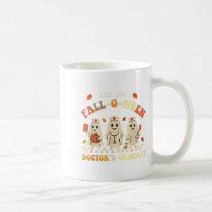 Caneca De Café Engraçado você cair quando o dia das bruxas do méd