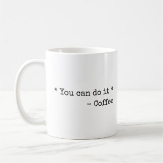 Caneca De Café Engraçado Você consegue
