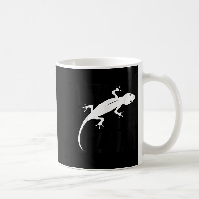 Caneca De Café Engraçado Weirdcore Lizard Lizard Lizard Meme Anim (Direita)