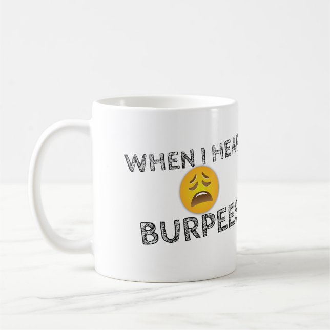 Caneca De Café Engraçado Workout Gyor Humor (Esquerda)