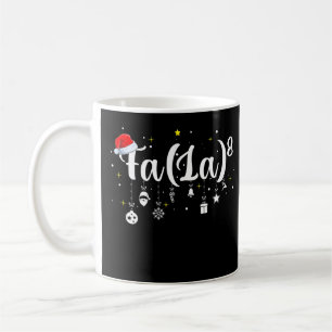 Caneca De Café Engraçado Xmas 2021 Fa La 8 Professor de Matemátic