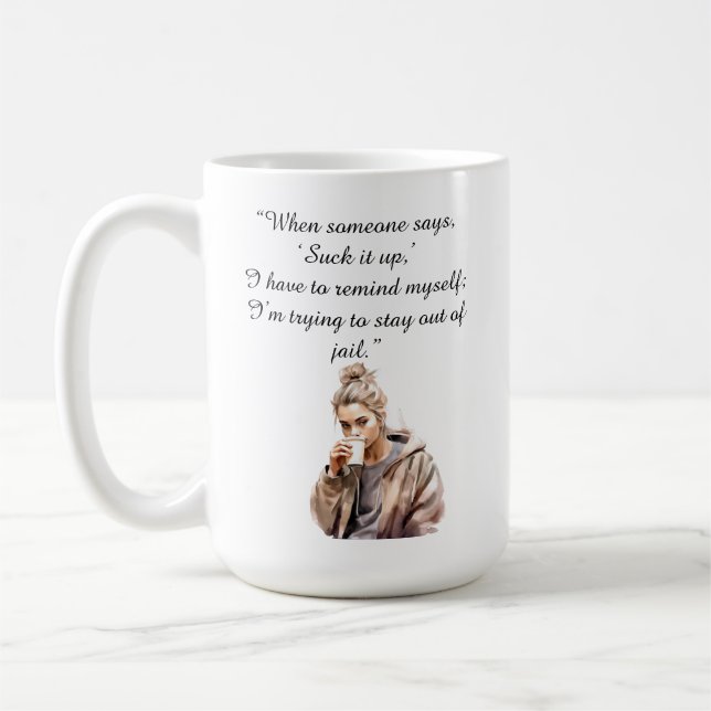 Caneca De Café Engula em seco (Esquerda)