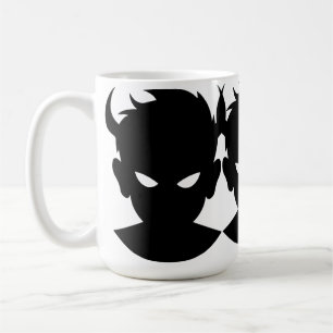 Caneca De Café Enigma Etéreo: Ilustração do Menino Demônio
