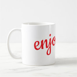 Caneca De Café Enjoy life mug