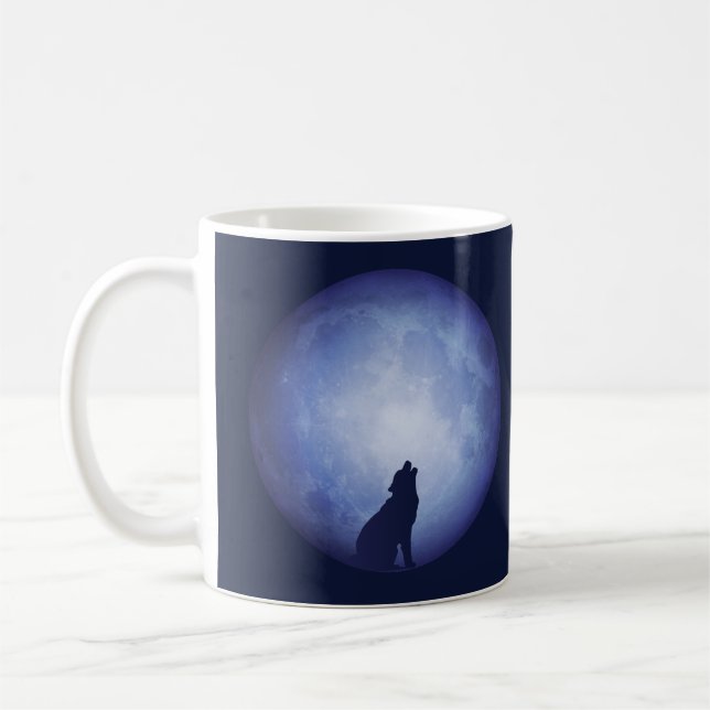 Caneca de café enluarada das noites II (Lua cheia (Esquerda)