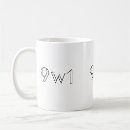 Caneca De Café Enneagram 9w1 Mug