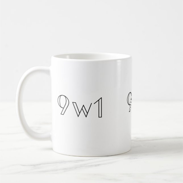 Caneca De Café Enneagram 9w1 Mug (Esquerda)
