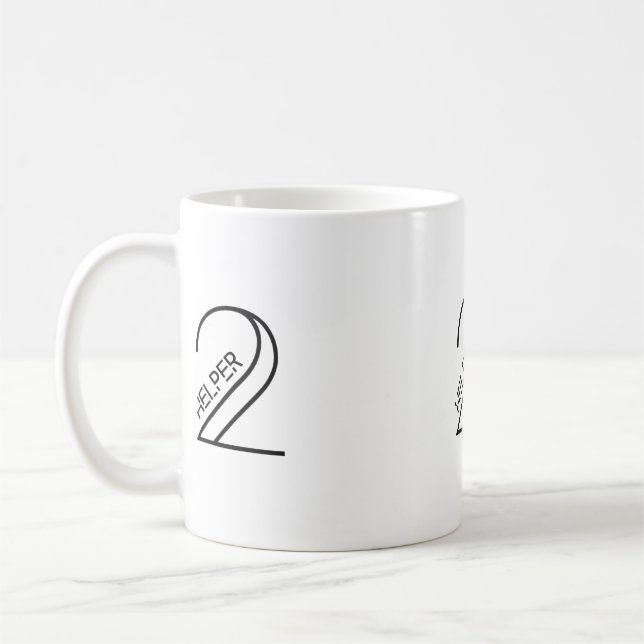 Caneca De Café Enneagram Tipo 2 - A Caneta Auxiliar (Esquerda)