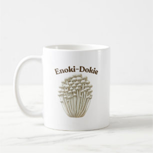 Caneca De Café Enoki-Dokie Mushroom Mug