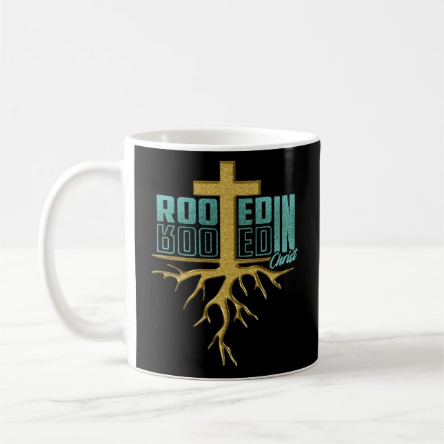 Caneca De Café Enraizado no Cristo (Esquerda)