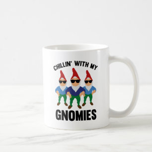Caneca De Café Enrolando Com Meus Gnomos