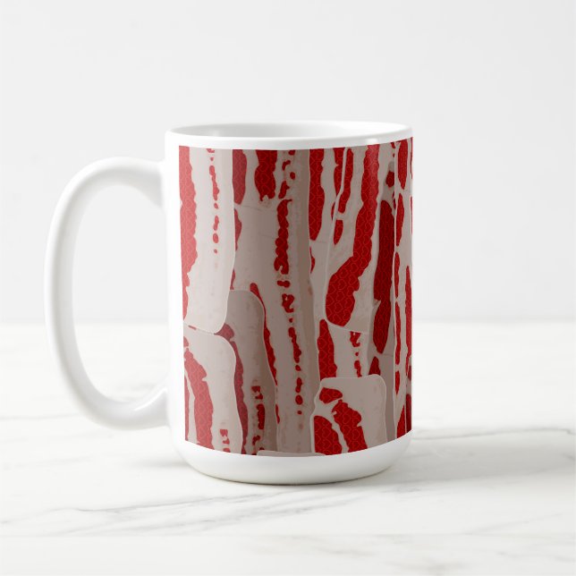 Caneca De Café Enrole Em Bacon! (Esquerda)