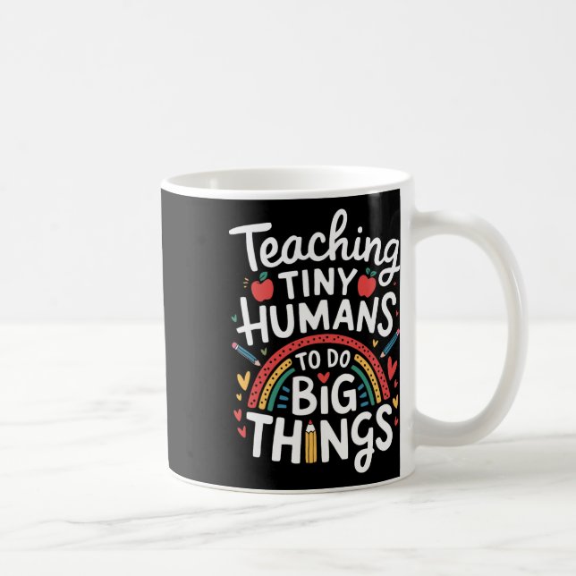 Caneca De Café Ensinando Coisas Grandes a Humanos Pequenos Profes (Direita)
