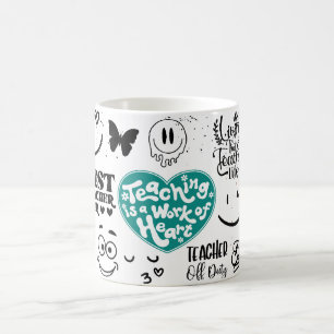 Caneca De Café ensinar é um trabalho do coração
