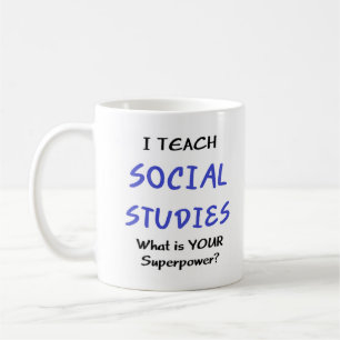 Caneca De Café ensinar estudos sociais