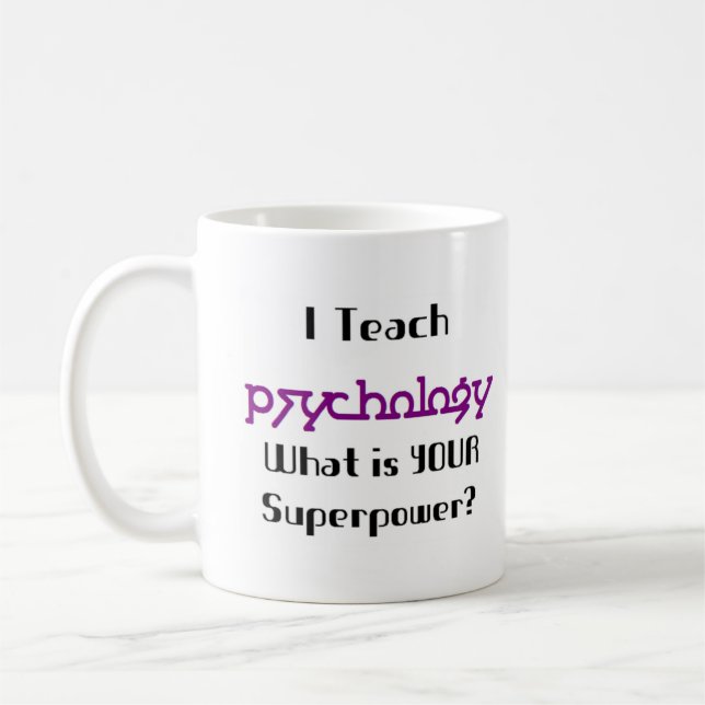 Caneca De Café ensinar psicologia (Esquerda)