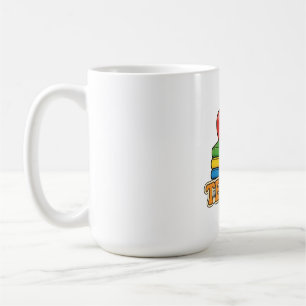 Caneca De Café Ensine Livros da Apple Professor