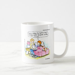 Caneca De Café Ensine-me a Ler Sátira Papai Engraçado