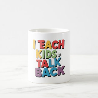 Caneca De Café Ensino as crianças a conversar - terapia de fala