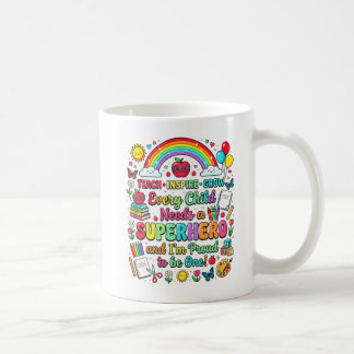 Caneca de Café 'Ensino da Sra. Johnson É Meu Super