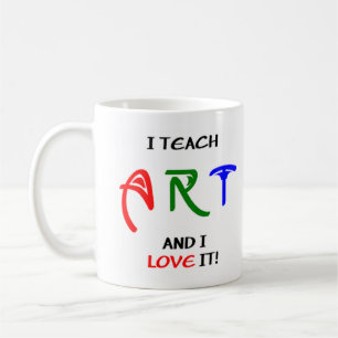 Caneca De Café ensino de arte e amor