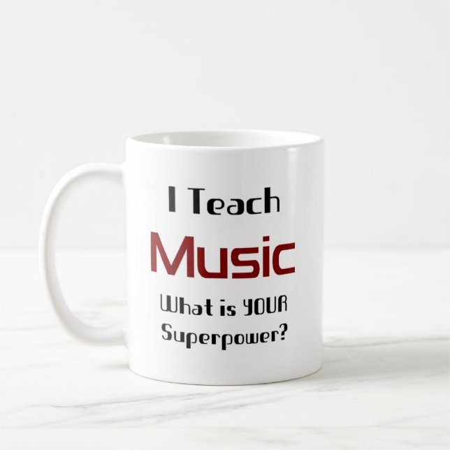 Caneca De Café ensino de música (Esquerda)