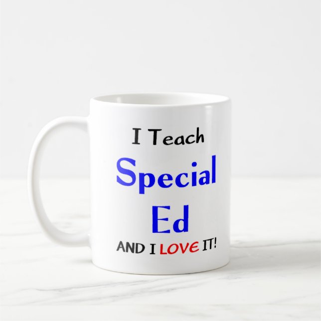 Caneca De Café Ensino especial e amor (Esquerda)