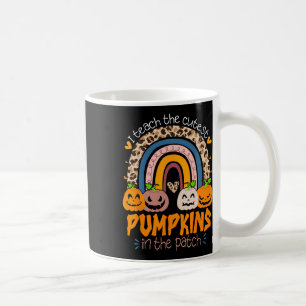 Caneca De Café Ensino Os Pumpkins Mais Bonitos No Patch Retro Tea