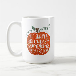 Caneca De Café Ensino os Pumpkins mais fofos na Patch Mug