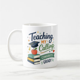 Caneca De Café Ensino Personalizado É Meu Dom de Vocação