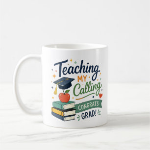 Caneca De Café Ensino Personalizado É Meu Dom de Vocação