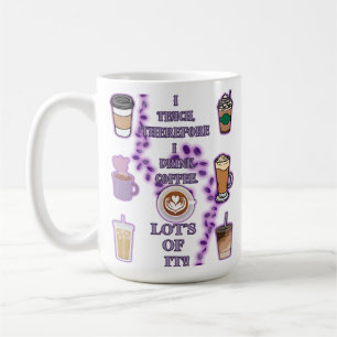 Caneca De Café Ensino, portanto, que bebo café